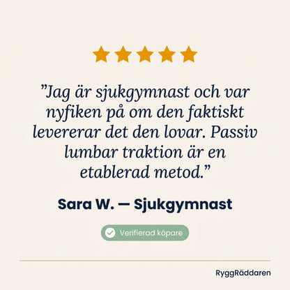RyggRäddaren: Avlasta ryggen på 10 minuter